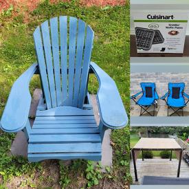 MaxSold Auction: This online auction features collection of trading cards, gazebo, fire pit, Muskoka chairs, kitchen electronics, air pump, air mattress, Acoustic guitar, tools, sockets, extension cords, flashlights, puzzles, games, Micro machines collection and much more