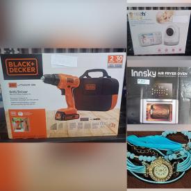 MaxSold Auction: This online auction features pet supplies, drones, desk lamps, earbuds, beauty appliances, jewelry, watches, yard tool, indoor camera, small kitchen appliances, trail cameras, video doorbells, power tool and much more!