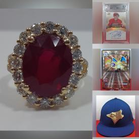 MaxSold Auction: This online auction features diamond jewelry, sports trading cards, Pokemon cards, sports collectible hats, Star Wars collectibles, clothing, home health aids, BBq grill and much more!