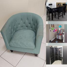 MaxSold Auction: This online auction features Home Decor, Painting, Textured Canvas, Spice Racks, Puzzles, Patio Table,Grill, Storage Containers, Computer, Tv Stand/Hutch, Closet Organizer, Washer and Dryer, Blue Sofas and much more!