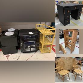 MaxSold Auction: This online auction features items such as Glassware, Serving Trays, Linens, Clothing, Hats, Baskets, Storage, Frames, Stereo, Shelf, Vacuum, Garbage Bins, art, Dishware, Tv Tray, Dishes, Glassware, Light Fixtures, Ceiling Fan, Toaster Ovens, Golf Clubs, Cart, Wooden Desk and much more!