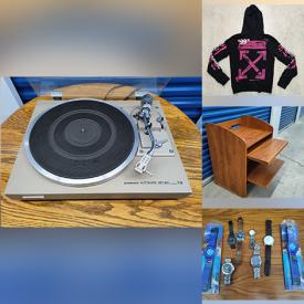 MaxSold Auction: This online auction features laptop, vintage turntable, vintage teak desk vintage lighters, soapstone, watches, bistro table, eyeglasses and much more!