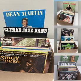 MaxSold Auction: This online auction features items such as several vintage records from artists such as climax Jazz band, Dean Martin, Del Shannon and more!