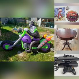 MaxSold Auction: This online auction features teapots, WWE collectibles, inflatable Halloween decoration, cookie jar, Betty Boop collectibles, golf clubs, video games, small kitchen appliances, vintage books, inflatable batmobile, sports bobbleheads, Christmas animatronics, Funko Pops, lawnmower, DVDs, Lego kits, board games, comics, video game systems, hockey collectibles, coins, novelty cake pans and much more!