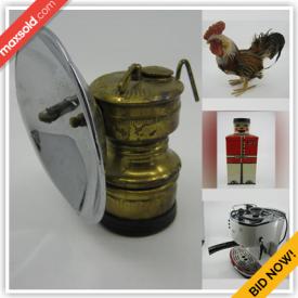 MaxSold Auction: This online auction features watches, expresso makers, wood figures, cigarette cases, cutlery, home decors, sculpture carving, miscellaneous objects and much more!