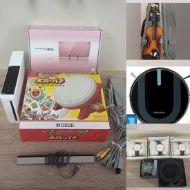 MaxSold Auction: This online auction features stones like a security camera, podcasting equipment, tablet, watches, vlogging kit, kitchen electric appliances, beauty care appliance, vacuum cleaners, shoes, Nintendo, cellphone, pet grooming kit, violin, dehumidifier and much more!