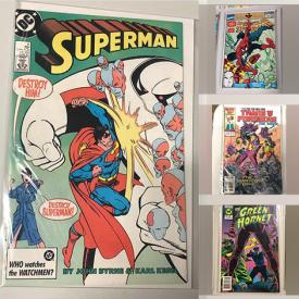 MaxSold Auction: This online auction features comic books such as Marvel Darkman, Now Comics Green Hornet, Marvel Transformers, DC Superman, DC Batman, DC Star Trek, Star Wars, Dell Roy Rogers, DC Robin II, Marvel Spider-Man and much more!