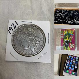 MaxSold Auction: This online auction features armoire, country home decor, costume jewelry, music boxes, wheat coins, sport collectibles, Marvel comic books, stamps, vintage albums, iPhone, 2002 Netherlands Mint Set and much more!