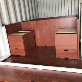 MaxSold Auction: This online auction features various items such as Office Furniture: Entire Storage Unit Contents like Metal Storage Cabinet, Bookcase, and Rolling Dolly cart.