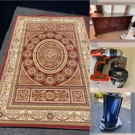 MaxSold Auction: This online auction features holiday village buildings, NIB Funkopops, baking dishes, stemware, kitchen gadgets, table linens, NIB Christmas dishes, small kitchen appliances, table & floor lamps, area rugs, leather couch & loveseat, patio furniture, TV, exercise equipment, beauty appliances, BBQ grill, power tools, art supplies, camping gear, children’s books and much more!