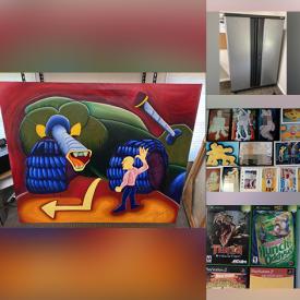 MaxSold Auction: This online auction features original Jonas Alexy paintings, Kobalt cabinet, shelving units, Ryobi drill, impact driver, toys, blu-ray discs and much more!