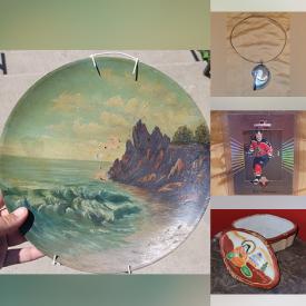 MaxSold Auction: This online auction features teacup/saucer sets, decanters, sports trading cards, cranberry glass, power tools, art pottery, thimbles, art glass, vintage die-cast, Royal Winton planter and much more!