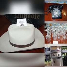 MaxSold Auction: This online auction features Royal Albert china, crystal glassware, wooden mask, straw hats, comic books, trading cards, Mimeograph machine, outdoor lights, air cleaner & filter and much more!