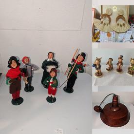 MaxSold Auction: This online auction features fine china, costume jewelry, vintage chairs, Xbox with games, barware, kitchenware, handbags, Christmas decor, Beanie Babies, framed art, Hummel, CDs, DVDs, light fixtures and much more!