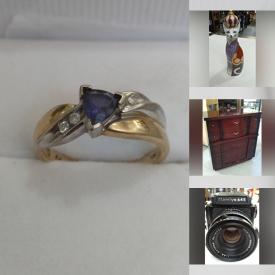 MaxSold Auction: This online auction features trading cards, Royal Crown Derby figurine, Royal Doulton decor, camera, gold jewelry, jade pieces, loose semiprecious stones, Kenmore air conditioner, guitar, recliner, table, Mahogany dresser, Lazy Boy, chandelier, posters and much more!