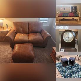 MaxSold Auction: This online auction features items such as Loveseat, Bench, Mantle Clock, Decor, Steins, Figurines, art, Coffee Table, Iron Patio Chairs, Outdoor Storage, Outdoor Gas Grill, Etched Glass Stemware, tools and much more!