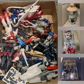 MaxSold Auction: This online auction features vinyl records, NIB action figures, Star Wars collectibles, toys, stuffies, Magic cards, sports trading cards, light fixtures, comics, video games, board games, DVDs, graphic novels, Pokemon, new HotWheels cars and much more!