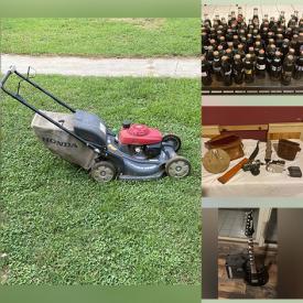 MaxSold Auction: This online auction features lawnmower, air compressor, chainsaw, yard tools, vinyl records, stackable chairs, Coca-Cola collectibles, leather chair, Casio keyboards, vintage baby stroller, heaters, DVDs, handmade figurines, power tools, guitar, amp, African wood art, antique secretary, sewing machine, kids drum set and much more!