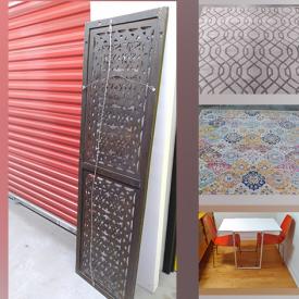 MaxSold Auction: This online auction features hexagon mosaic tiles, carved Indonesian wood panel, throw pillows, abstract artwork, bedding, area rugs, stone statue and much more!