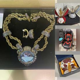 MaxSold Auction: This online auction features jewelry, printer, small kitchen appliances, musical eggs, NIB shoes, security cameras, vinyl records, computer back-ups, Betty Boop figurines, office chairs, decanters, gaming chair, collector plates, watches, children’s books and much more!