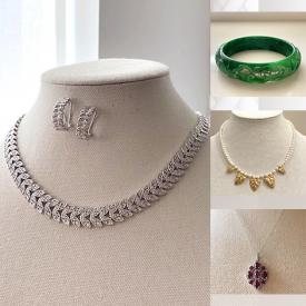 MaxSold Auction: This online auction features collection of gold jewelry, sterling silver jewelry, precious and semi-precious stone jewelry and much more.