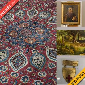 MaxSold Auction: This online auction features vintage items such as Persian carpets & runners, oil paintings, engraving, badges, coin, pendants, watercolours and much more!