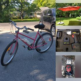 MaxSold Auction: This online auction features furniture such as patio table with chairs, vintage dresser and file cabinets, vintage hand tools, power tools, bicycles, shelving units, electrical supplies, plumbing supplies, automotive supplies and much more!