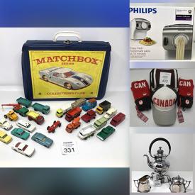 MaxSold Auction: This online auction features vintage silverplate, Wedgwood, vintage Matchbox, Beatrix Potter Beswick, Nintendo Wii with games, vinyl LPs, bedside tables, 32” Philips TV, vintage magazines, glassware, Scouts memorabilia, Optimus keyboard, Skylanders and much more!