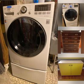 MaxSold Auction: This online auction features toys, small kitchen appliances, children’s books, teacup/saucer sets, refrigerator, dressers, framed wall art, women’s clothing, printers, BBQ grill, garden pots, tools, puzzles, games, TV, washer, dryer, office supplies, MCM cabinets, desks and much more!!
