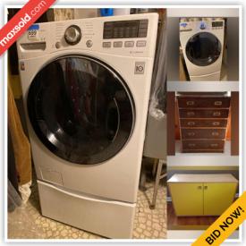 MaxSold Auction: This online auction features toys, small kitchen appliances, children’s books, teacup/saucer sets, refrigerator, dressers, framed wall art, women’s clothing, printers, BBQ grill, garden pots, tools, puzzles, games, TV, washer, dryer, office supplies, MCM cabinets, desks and much more!!