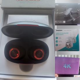 MaxSold Auction: This online auction features new items such as earbuds, massage devices, drones, sports trading cards, video doorbells, trail cameras, headphones, heated apparel, smart wall switch, security camera and much more!