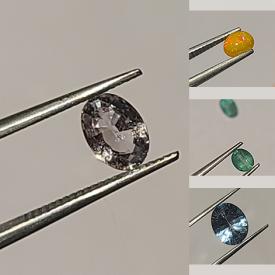 MaxSold Auction: This online auction features loose gemstones such as topaz, aquamarines, sapphires, opals, citrine, amethyst, emeralds, sapphires and much more!