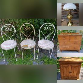 MaxSold Auction: This online auction features items such as Mountain Bike, Vintage Oak, Wicker Desk,  Jug, swag lamp, World Globe, clock, Jewelry Box, Coleman Lanterns, Table/bookcase,  cups, saucers, washstand and much more!