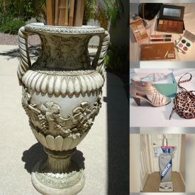 MaxSold Auction: This online auction features metal wall hangings, costume jewelry, new beauty products, small kitchen appliances, Sherri Congrove prints, women’s clothing, art glass, salt & pepper shakers, linens, antique book, wigs, garden urns and much more!