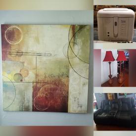 MaxSold Auction: This online auction features Lamp, Never Used Rotisserie Appliance, Apliance Small Never Used Deep friar, A Pair Of Metal Leafs Candle Holders, Iron Candle Stand, Window A/c, Coffee Tables Set Of 3, Iron 2 Collapsible Shelves and much more!