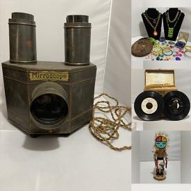 MaxSold Auction: This online auction features vintage items, jewelry, coins, stamps, ephemera, toys and games, Southwest collectibles, LPs. movies, decorations, silverplate, Disney collectibles, vintage dollhouse, craft supplies, M&M collectibles, vintage books and much more!