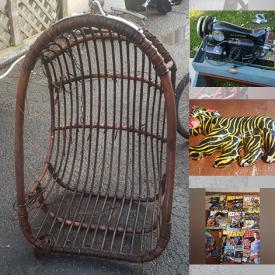 MaxSold Auction: This online auction features furniture such as an air hockey table, Papasan chair, hanging chair, rocker and others, vintage mini baseball decor, Ben Babelowsky wall art, bobbleheads, trading cards, magazines, signed baseballs, vintage Gin Rummy set, board games, vintage stickers, yard tools, skates, weed eater, tires, Thule carrier, small kitchen appliances, Kenmore sewing machine, portable BBQ grill, paper mache decor, Christoffer stein, Xbox, Power Rider 360, Noma Christmas tree, Sport Tek bike and much more!