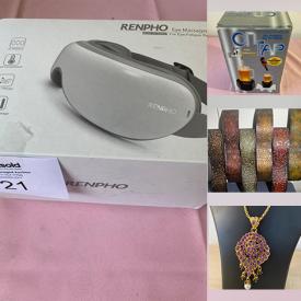 MaxSold Auction: This online auction features small kitchen appliances, sandals, mini sewing machine, solar panel, massagers, robot vacuum, beauty appliances, wall art, salt & pepper shakers, and jewelry, and much more!!