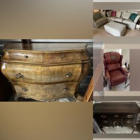 MaxSold Auction: This online auction features Bombay chest, Bauhaus sofa, loveseat & chair, Parkinson’s walker, slate top tables, leather chair, Link Taylor bedroom furniture, buffet servers and much more!