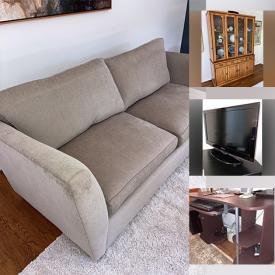 MaxSold Auction: This online auction features items such as Sleeper Sofa, China Cabinet, Chest, TV, Desk, Chair, Rug, Dresser, Mirror, End Tables, Tv Stand, Lamp, Vases, Bowls, Recliner, Nightstand, Corner Desk Unit, Gaming System and much more!