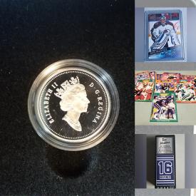 MaxSold Auction: This online auction features Canadian Bills, Canadian silver coins, bank tokens, fishing lures, PEI coins, UK coins, trading cards, gathering cards, Tim Hortons hockey stick, sports figurine, wade figurines, Blue mountain pottery figurine, Pez Dispensers and much more!