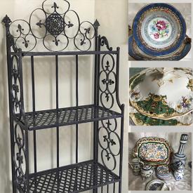 MaxSold Auction: This online auction features Baker’s Rack, Hamilton Beach toaster oven, Portuguese tea set Vista Alegre, Pinwheel Crystal Collection, Pots and pans, Chopping and grinding, Singer Esteem II sewing machine, Blue and white collection and much more!