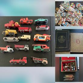 MaxSold Auction: This online auction features collectibles such as Hot Wheels, Matchbox, sports trading cards and HO trains, machinist tools, vintage games, small appliances, costume jewelry and much more!