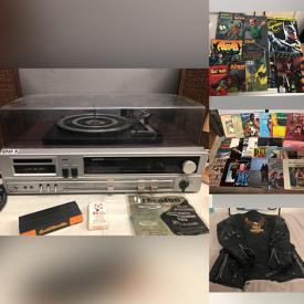 MaxSold Auction: This online auction features vintage stereo, vinyl records, Batman collectibles, sports trading cards, baseball collectibles, comic books, Disney collectibles, Harley Davidson collector cards, and much more!