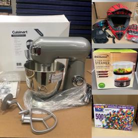 MaxSold Auction: This online auction features NIB small kitchen appliances & gadgets, mini-fridge, grow light, RC airplane, new air compressor, new beauty appliances, new party lights, ring light, craft supplies, fitness tools, toys, new phone accessories and much more!