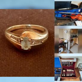 MaxSold Auction: This online auction features an end table, dresser, sewing machine, chest, Royal Doulton China dish set, flatware, guitar, hand-carved African animals, humidifier, jade necklace and much more!