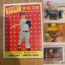 MaxSold Auction: This online auction features sports trading cards, die-cast vehicles, teacup/saucer sets, power tools, small kitchen appliances, project kit, golf clubs, train set, household electronics, area rugs and much more!