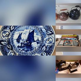 MaxSold Auction: This online auction features items like racing car set, comic books, oil paintings, costume jewelry, vintage toys, shoes, christmas ornaments, lunchboxes, teapots, decors, antiques and much more!