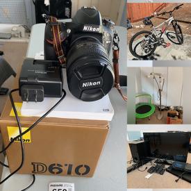 MaxSold Auction: This online auction features hardware fixtures, tools, books, cameras, electronics, kitchen items, lamps, sewing equipment, a heavy work table,s vacuum, a bike, yard tools and much more!