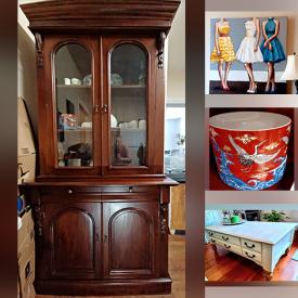 MaxSold Auction: This online auction features hutch, Royal Tara porcelain, tables, Camping Stove wardrobe, vases, toolbox, vacuum, chairs, artwork, frames and much more!